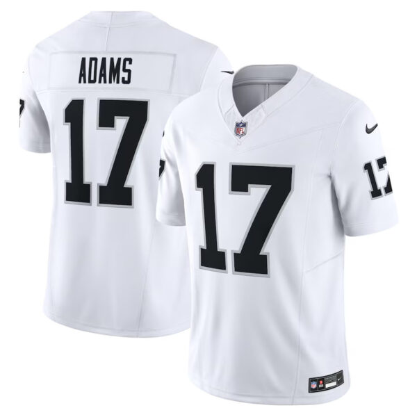 Men's Las Vegas Raiders Raiders #17 Davante Adams White 2023 F.U.S.E. Vapor Untouchable Limited Jersey