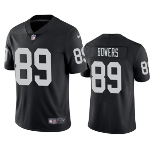 Men's Las Vegas Raiders Raiders #89 Brock Bowers Black Vapor Football Stitched Jersey