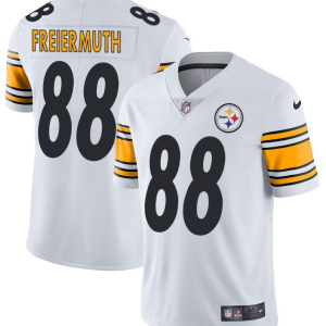 Men's Pittsburgh Steelers #88 Freiermuth White Vapor Untouchable Limited Jersey