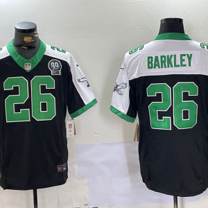 Men's Philadelphia Eagles #26 Saquon Barkley Black 2023 F.U.S.E. Vapor Untouchable Jersey