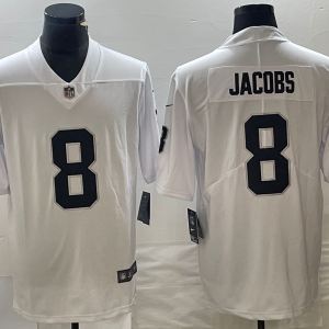 Men's Las Vegas Raiders Raiders #8 Jacobs White Vapor Limited Jersey