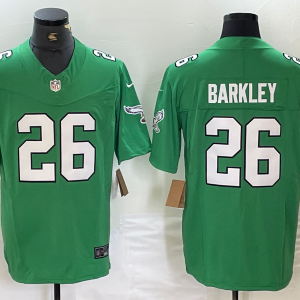 Men's Philadelphia Eagles #26 Saquon Barkley Green 2023 F.U.S.E. Vapor Untouchable Jersey