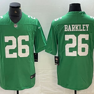 Men's Philadelphia Eagles #26 Saquon Barkley Green Vapor Untouchable Limited Jersey