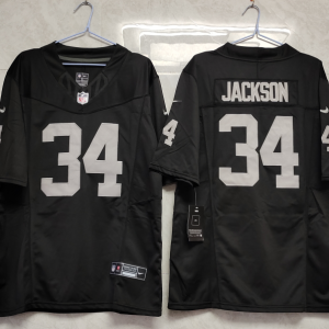 Men's Las Vegas Raiders Raiders #34 Bo Jackson Black 2023 F.U.S.E. Vapor Untouchable Limited Jersey