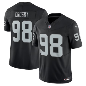 Men's Las Vegas Raiders Raiders #98 Maxx Crosby Black 2023 F.U.S.E. Vapor Untouchable Limited Jersey