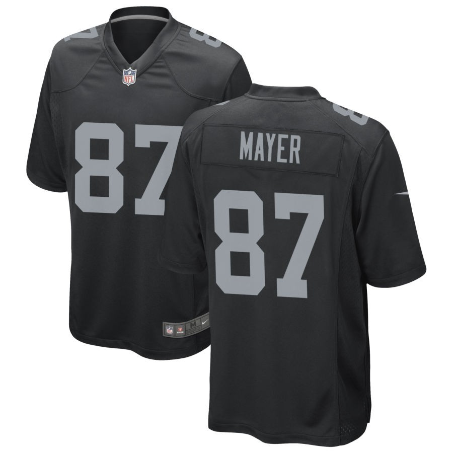 Men's Las Vegas Raiders Raiders #87 Michael Mayer Black 2023 Draft Vapor Untouchable Limited Jersey