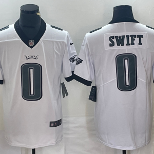 Men's Philadelphia Eagles #0 Swift Black Vapor Untouchable Limited Jersey