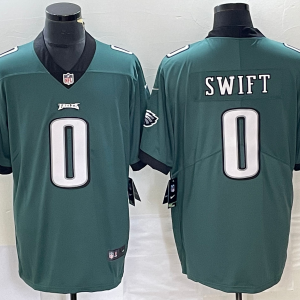 Men's Philadelphia Eagles #0 Swift Green Vapor Untouchable Limited Jersey
