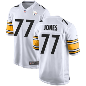 Men's Pittsburgh Steelers #77 Broderick Jones White Vapor Untouchable Limited Jersey