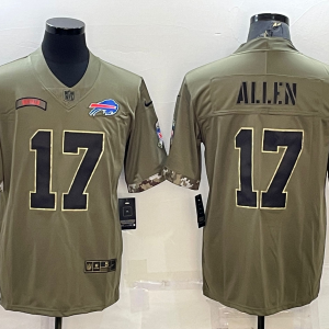 Men's Las Vegas Raiders Raiders #17 Davante Adams 2022 Olive Salute To Service Limited Jersey