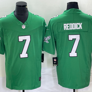 Men's Philadelphia Eagles #7 Haason Reddick Green 2023 F.U.S.E. Vapor Untouchable Limited Jersey