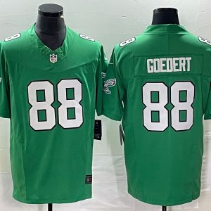 Men's Philadelphia Eagles #88 Dallas Goedert Green 2023 F.U.S.E. Vapor Limited Jersey