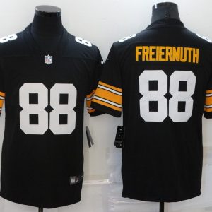 Men's Pittsburgh Steelers #88 Freiermuth Black Vapor Untouchable Limited Jersey