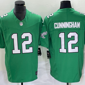 Men's Philadelphia Eagles #12 Randall Cunningham Green 2023 F.U.S.E. Vapor Limited Jersey