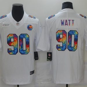MLB Pittsburgh Steelers #90 T. J. Watt 2020 White Crucial Catch Limited Jersey