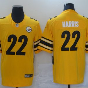 Men's Pittsburgh Steelers #22 Najee Harris Gold Inverted Legend NFL Jersey