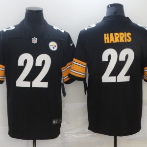 Men's Pittsburgh Steelers #22 Najee Harris Black 2021 Vapor Untouchable Limited Jersey