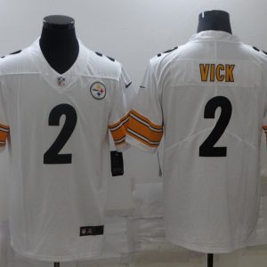 Men's Pittsburgh Steelers #2 Vick White Vapor Untouchable Limited Jersey