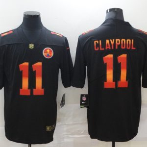 Men's Pittsburgh Steelers#11 Claypool 2020 Black Fashion Limited Jersey