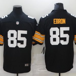 Men's Pittsburgh Steelers #85 Ebron Black Vapor Untouchable Limited Jersey