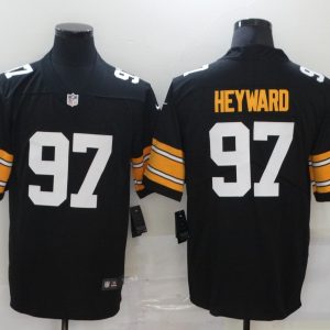 Men's Pittsburgh Steelers #97 Heyward Black Vapor Untouchable Limited Jersey