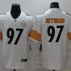 Men's Pittsburgh Steelers #97 Heyward White Vapor Untouchable Limited Jersey