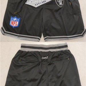 Men's Las Vegas Raiders Raiders Black Shorts (Run Small)