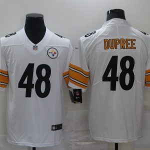 Nike Pittsburgh Steelers #48 Dupree White Vapor Untouchable Limited Stitched Jersey