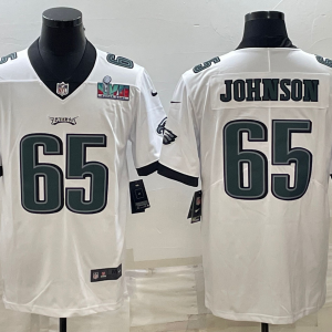Men's Philadelphia Eagles #35 Sott White Super Bowl LVII Patch Vapor Untouchable Limited Jersey
