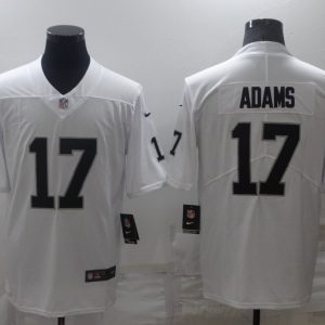 Men's Las Vegas Raiders Raiders #17 Davante Adams White Vapor Limited Jersey