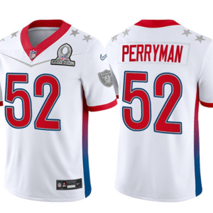 Men's Las Vegas Raiders Raiders #52 Denzel Perryman 2022 White Pro Bowl Jersey