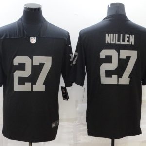 Men's Las Vegas Raiders Raiders #27 Trayvon Mullen Black Vapor Untouchable Limited Jersey