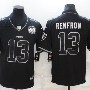 Men's Las Vegas Raiders Raiders #13 Hunter Renfrow Black Shadow Vapor Limited Jersey