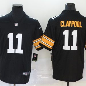 Men's Pittsburgh Steelers #11 Claypool 2020 Black Vapor Untouchable Limited Jersey