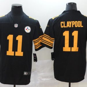 Men's Pittsburgh Steelers #11 Claypool 2020 Black Color Rush Limited Jersey