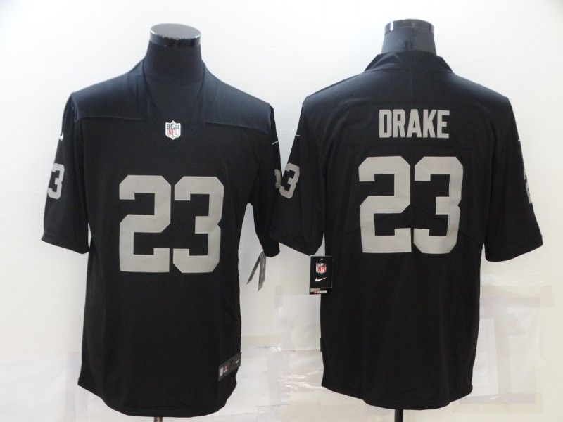 Men's Las Vegas Raiders Raiders#23 Drake Black Vapor Limited Jersey