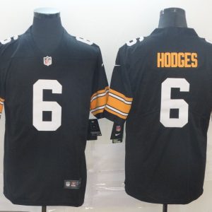 Men's Pittsburgh Steelers #6 Devlin Hodges 2019 Black Vapor Untouchable Limited Jersey