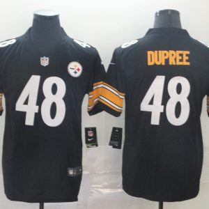 Nike Pittsburgh Steelers #48 Dupree Black Vapor Untouchable Limited Stitched Jersey