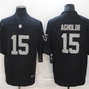 Men's Las Vegas Raiders Raiders #15 Agholor Black Vapor Limited Jersey