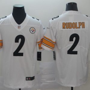 NFL Steelers #2 Mason Rudolph White Vapor Untouchable Limited Men Jersey
