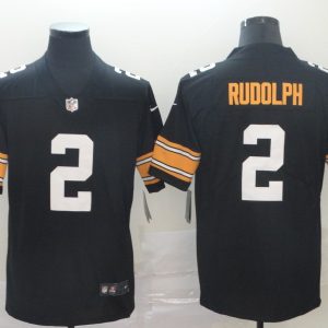 NFL 2019 Steelers #2 Mason Rudolph Black Vapor Untouchable Limited Men Jersey