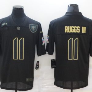 Men's Las Vegas Raiders Raiders #11 Henry Ruggs III 2020 Black Salute To Service Limited Jersey