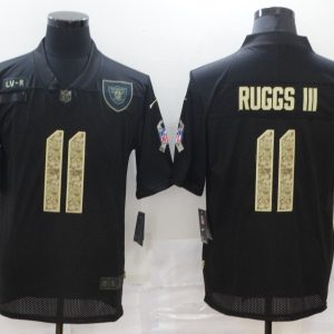 Men's Las Vegas Raiders Raiders #11 Henry Ruggs III Black Camo Salute To Service Limited Jersey
