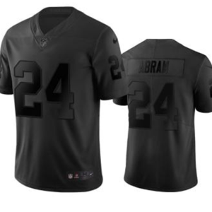 Men's Las Vegas Raiders Raiders  #24 Johnathan Abram Black City Edition Limited Jersey
