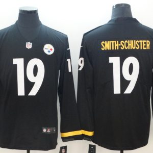 Men's Pittsburgh Steelers 19 Smith-schuster Teams Nike Therma Long Sleeve Jersey