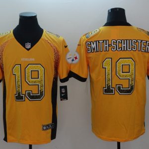 Nike 2018 Pittsburgh Steelers 19 Smith-schuster Drift Fashion Color Rush Limited Jersey