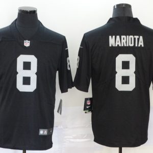 Nike NFL Raiders #8 Mariota Black Vapor Untouchable Limited Stitched Jersey