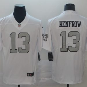 Nike Raiders #13 Hunter Renfrow White Color Rush Limited Jersey