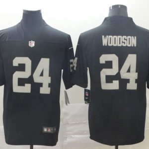 Nike Oakland Raiders #24 Woodson Black Vapor Untouchable Limited Jersey