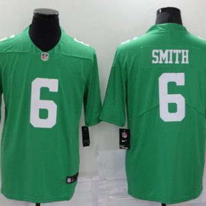 Men's Philadelphia Eagles #6 DeVonta Smith Green Vapor Untouchable Limited Jersey